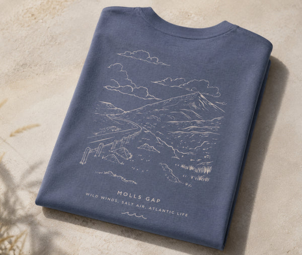 Moll's Gap (Blue Grey) - 100% Organic Cotton t-shirt