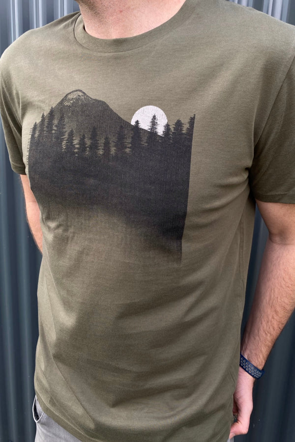 The Sugar Loaf (Khaki)- 100% Organic cotton t-shirt