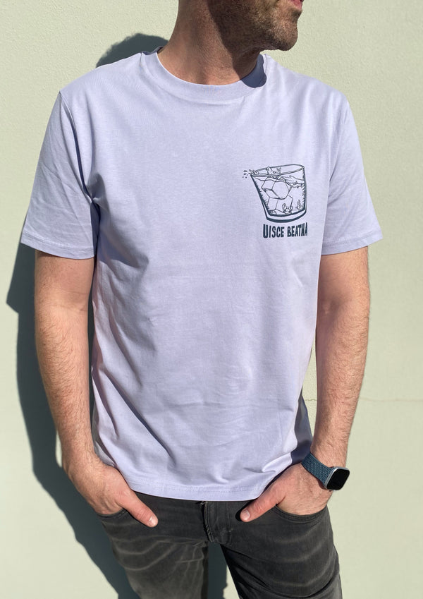 The Uisce Beatha Tee - Water of Life (Cool Lavender)