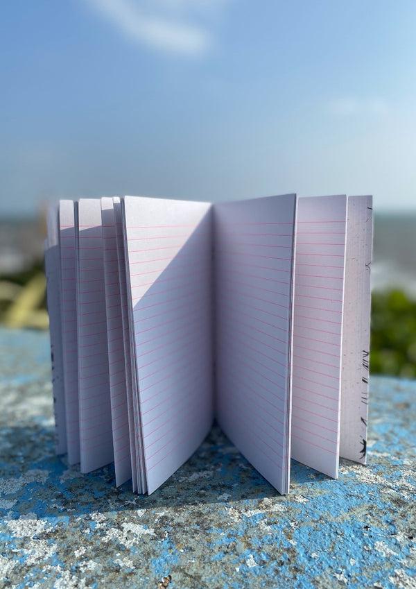 Poolbeg Chimneys - A5  Recycled Notebook